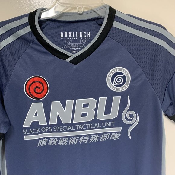 BoxLunch Navy ANBU Men's Shirt - Picture 2 of 5